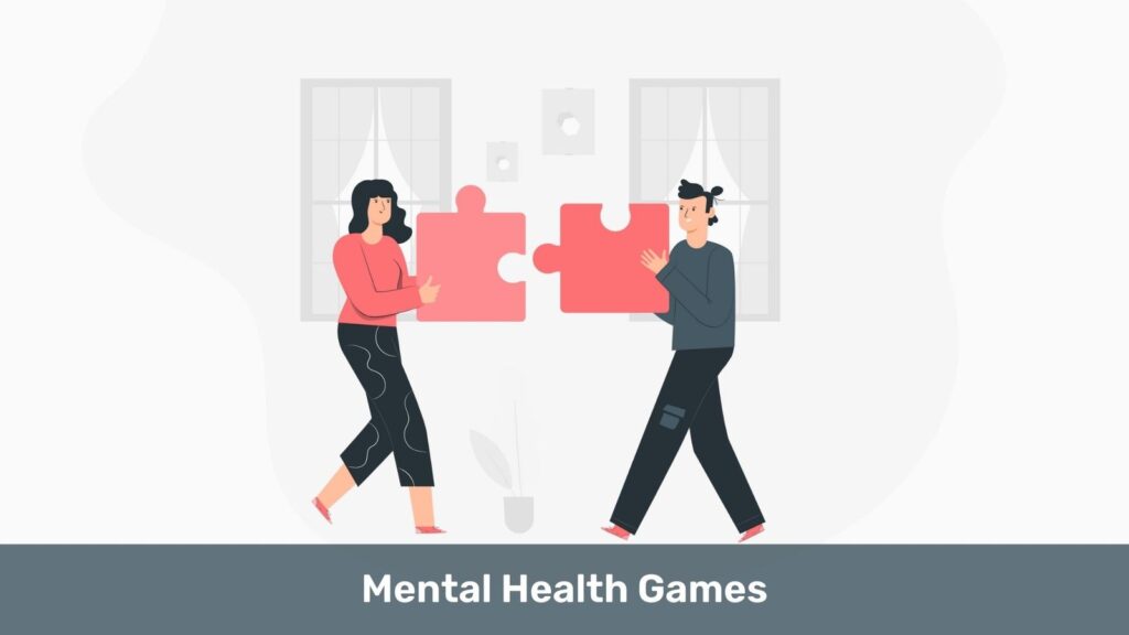 Girl and boy playing Mental Health Games