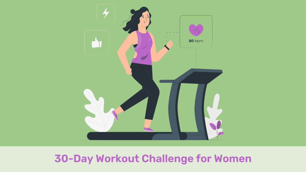 women workout challenge