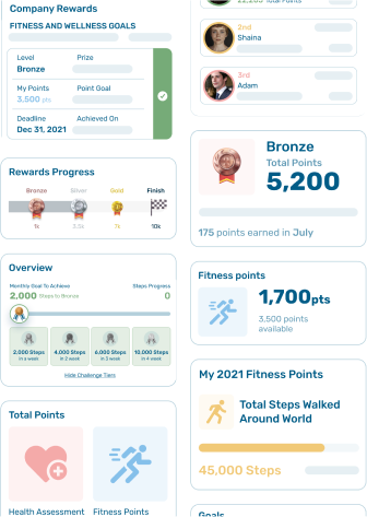 Company rewards fitness and wellness goals