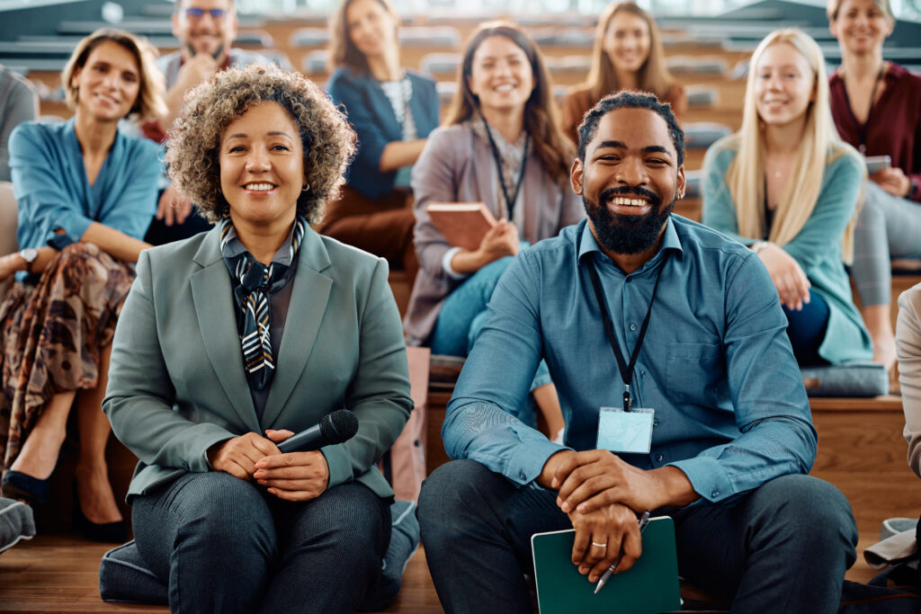 Total Rewards leaders attending an executive meeting focused on employee benefits, wellbeing strategy, and ROI alignment